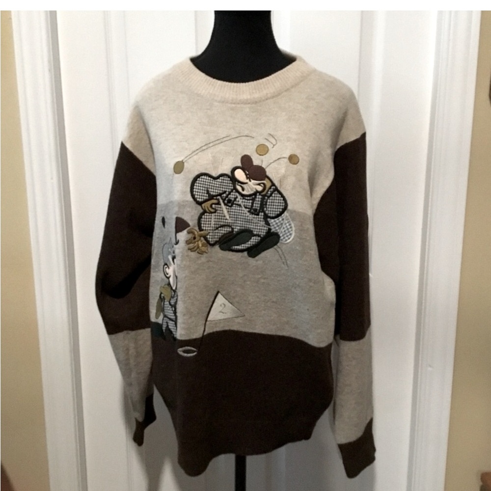 Arnold Palmer Golf Vintage VERY RARE Wool 1ST & 2ND Putt Sweater